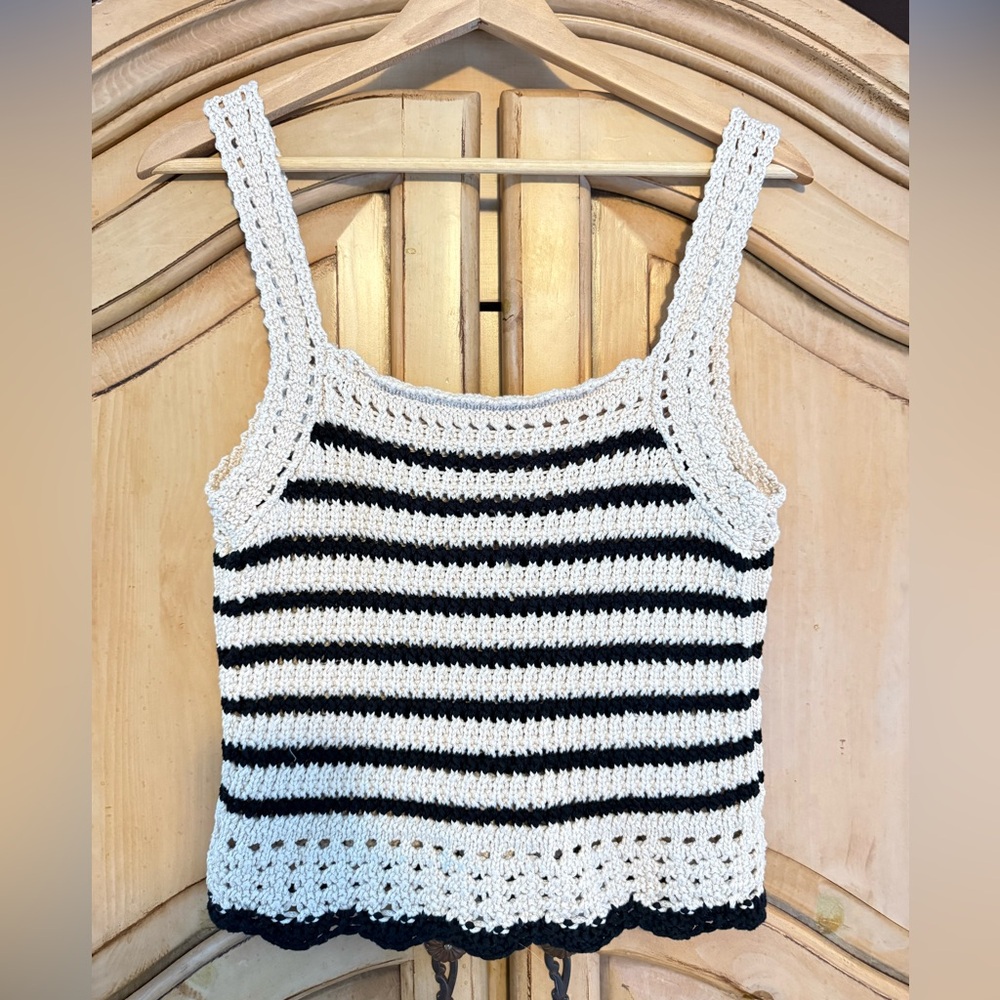 NWT Madewell Striped Knit Tank Top